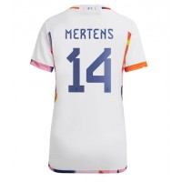 Echipament fotbal Belgia Dries Mertens #14 Tricou Deplasare Mondial 2022 pentru femei maneca scurta